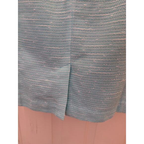 Lilly Pulitzer Patt Dress Women's Size 10 Shorley Blue Textured Classic Luxury - Picture 11 of 12